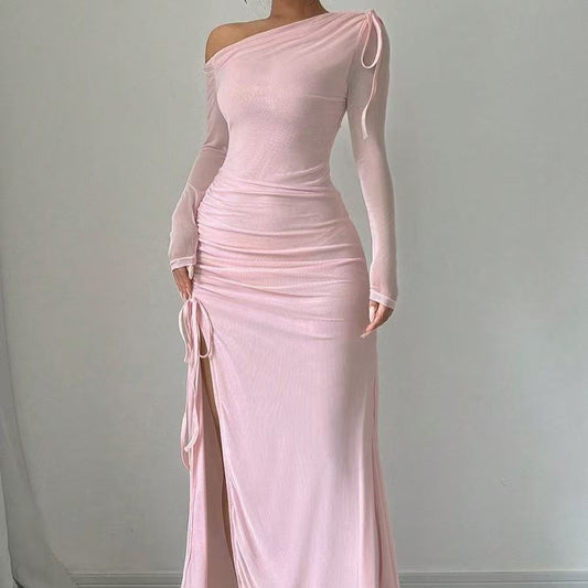 Vestido de punto ajustado de moda para mujer
