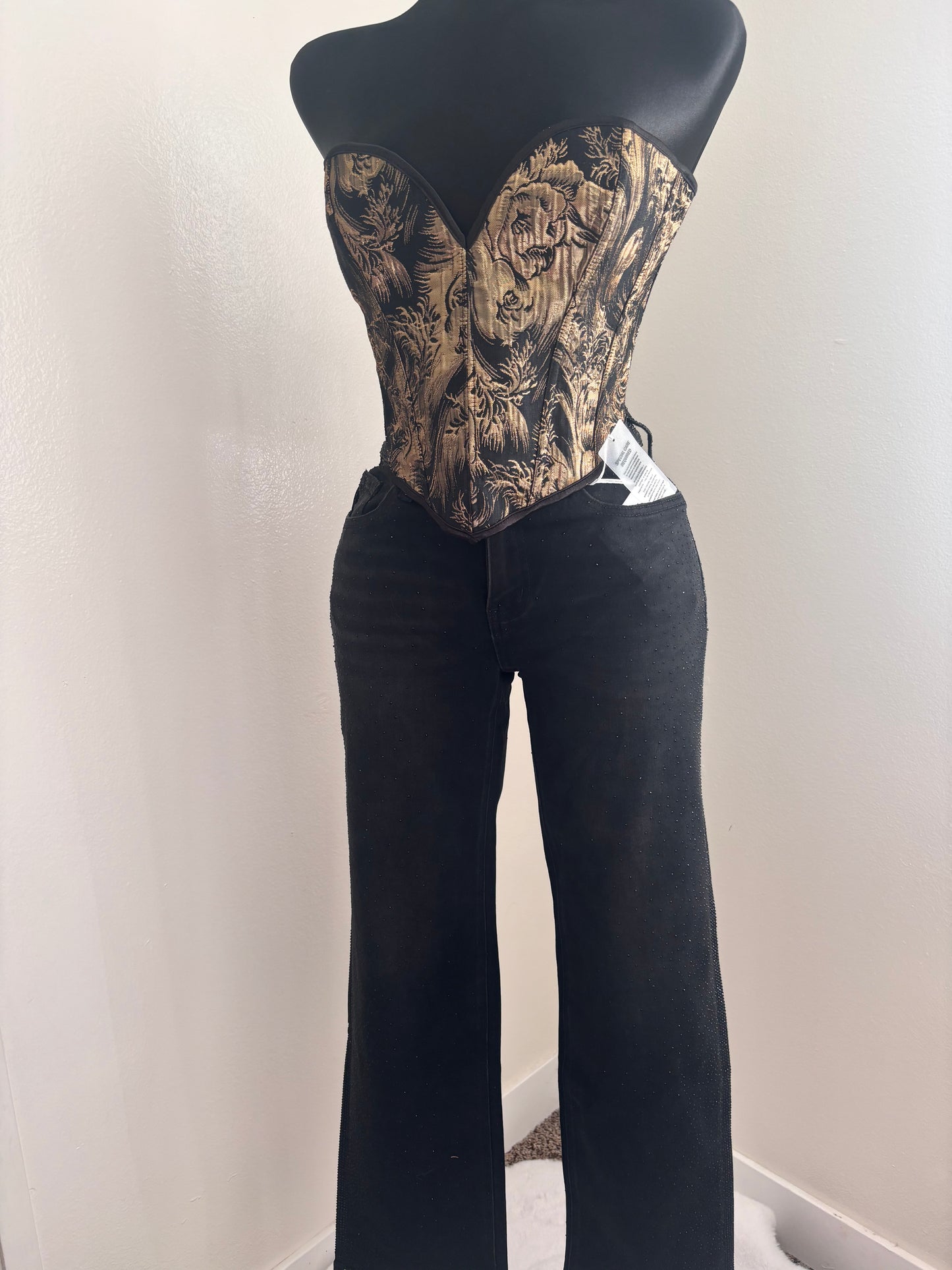 Baroque Elegance Corset Top